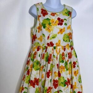 Polly & Friends girls floral dress Sz 6x